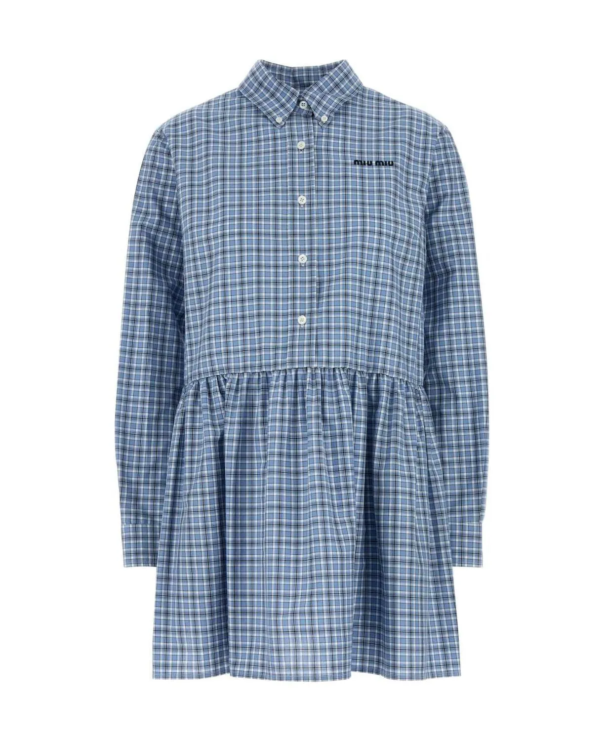 CHECKED POPLIN SHIRT DRESS sold by Lord & Taylor
