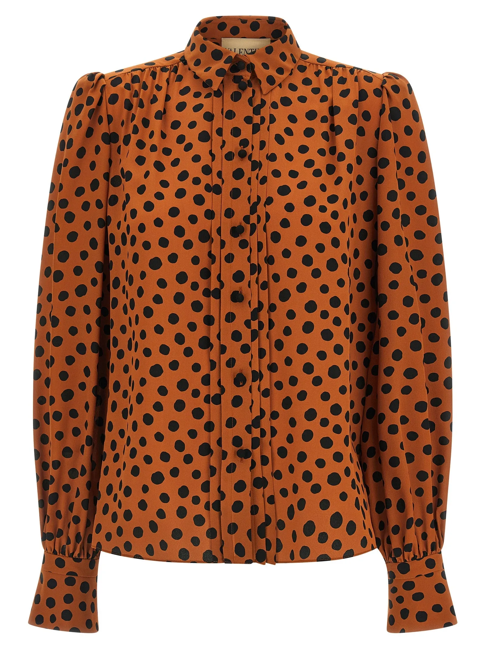 Polka dot print shirt sold by Lord & Taylor