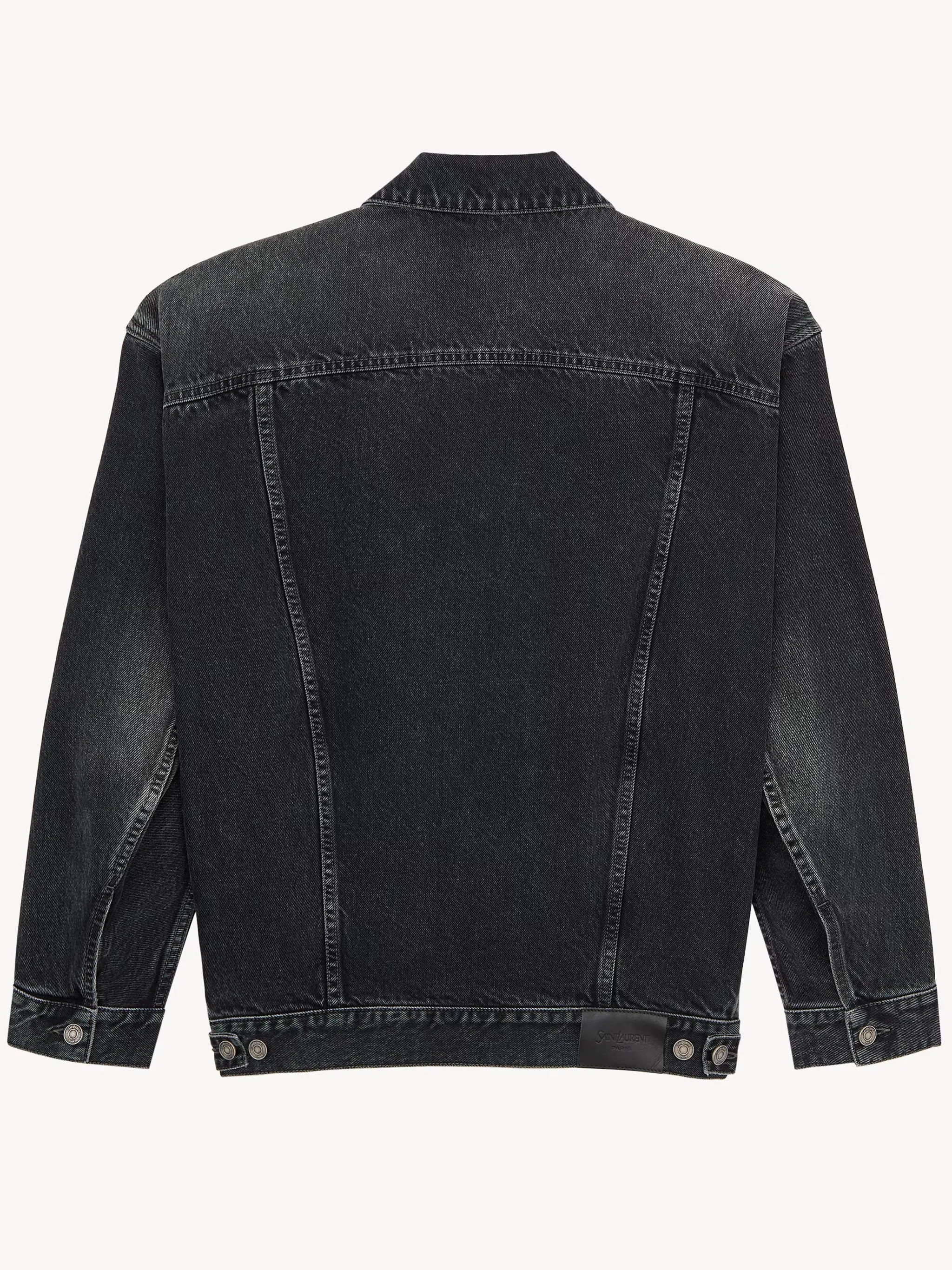 LONG EGG SHAPE BLACK COTTON JACKET sold by Lord & Taylor product image thumbnail 2