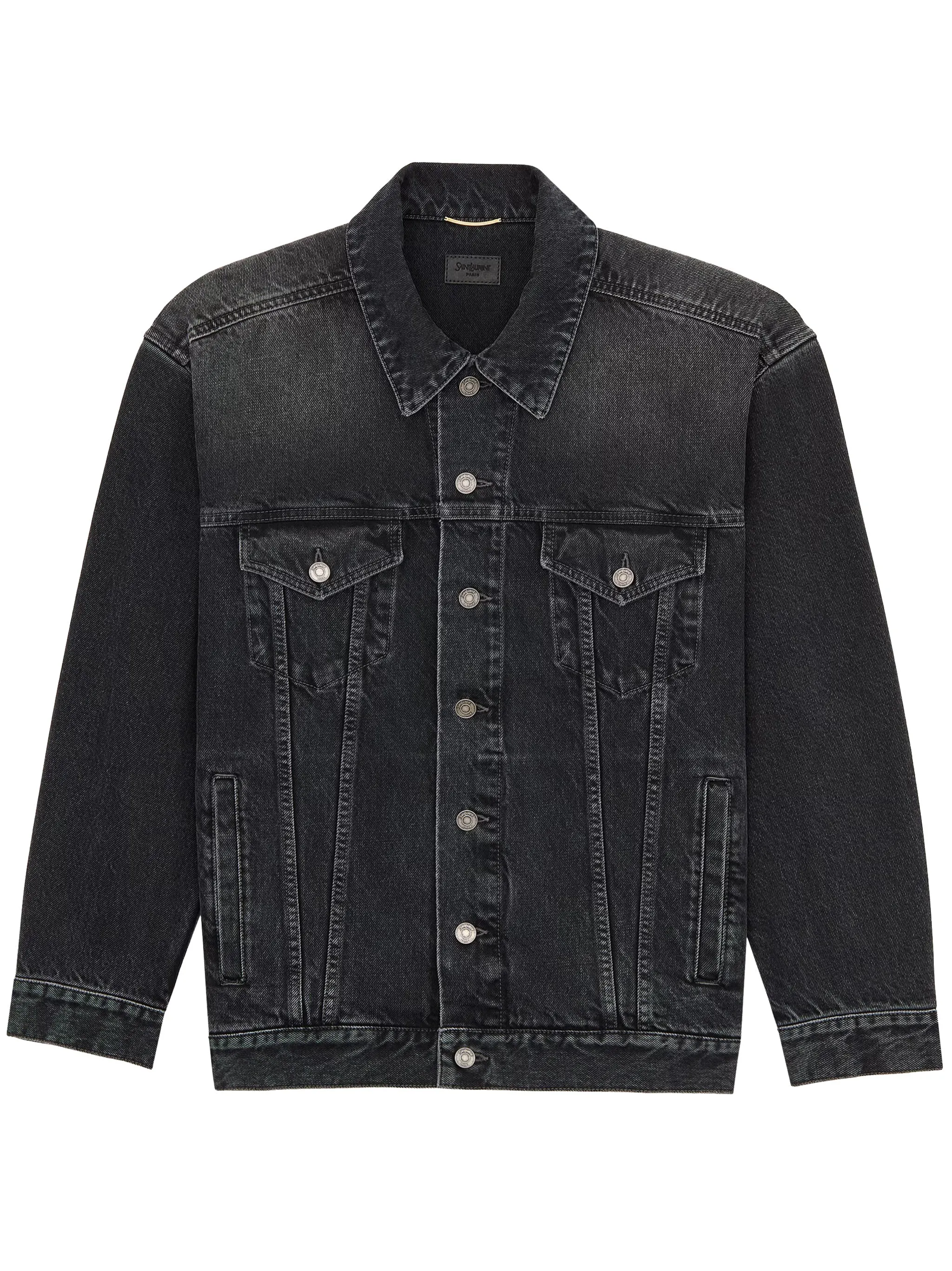 LONG EGG SHAPE BLACK COTTON JACKET sold by Lord & Taylor