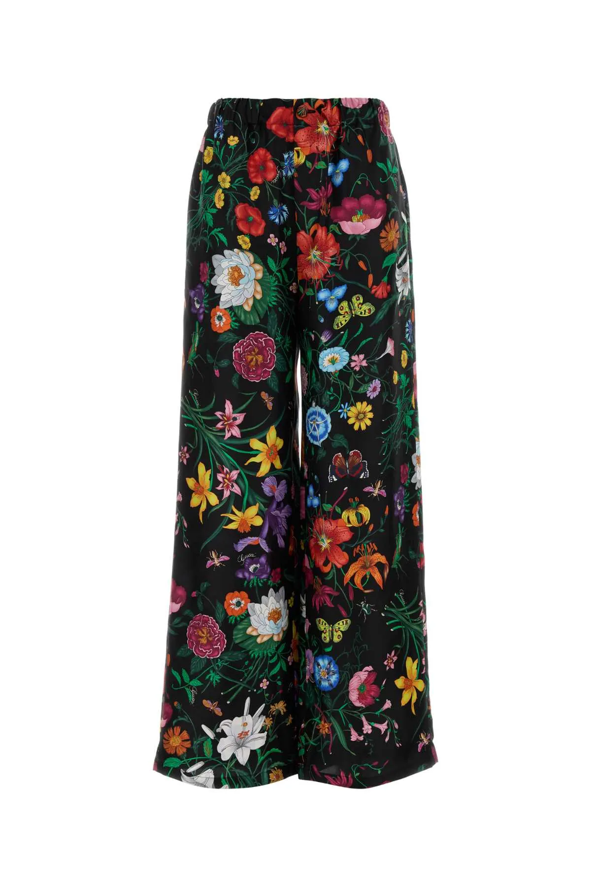 PRINTED SILK TWILL TROUSERS sold by Lord & Taylor