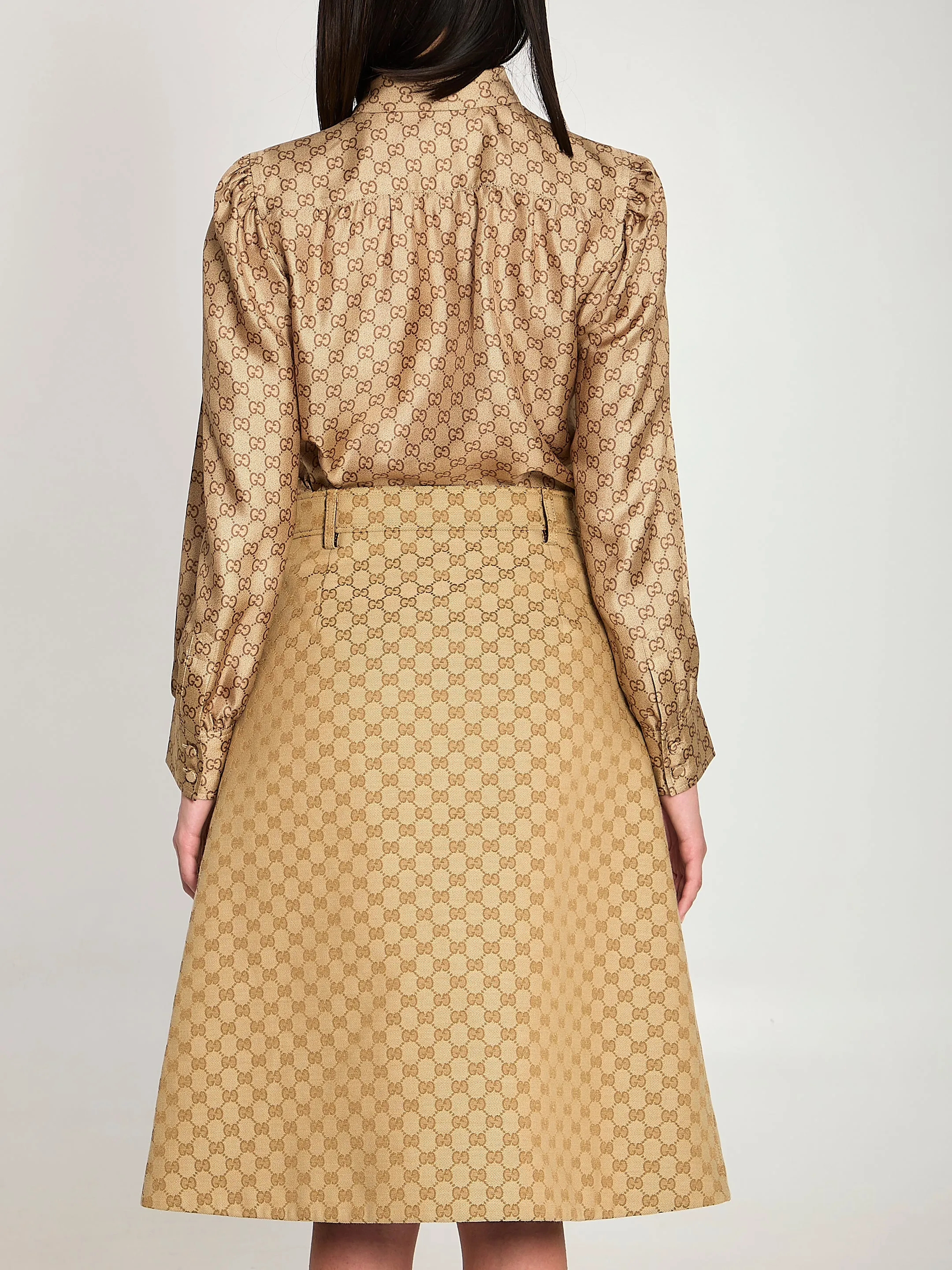 PRINTED SILK TWILL SHIRT sold by Lord & Taylor product image thumbnail 4