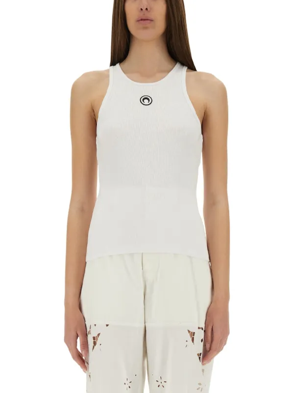 MARINE SERRE ORGANIC COTTON TANK TOP made by Marine Serre
