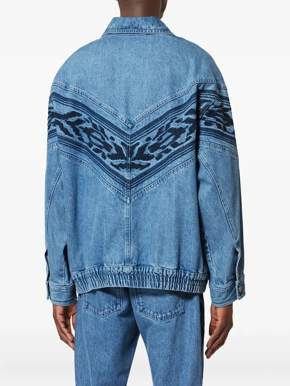 MARANT JULIAN EMBROIDERED DENIM JACKET sold by Lord & Taylor product image thumbnail 4