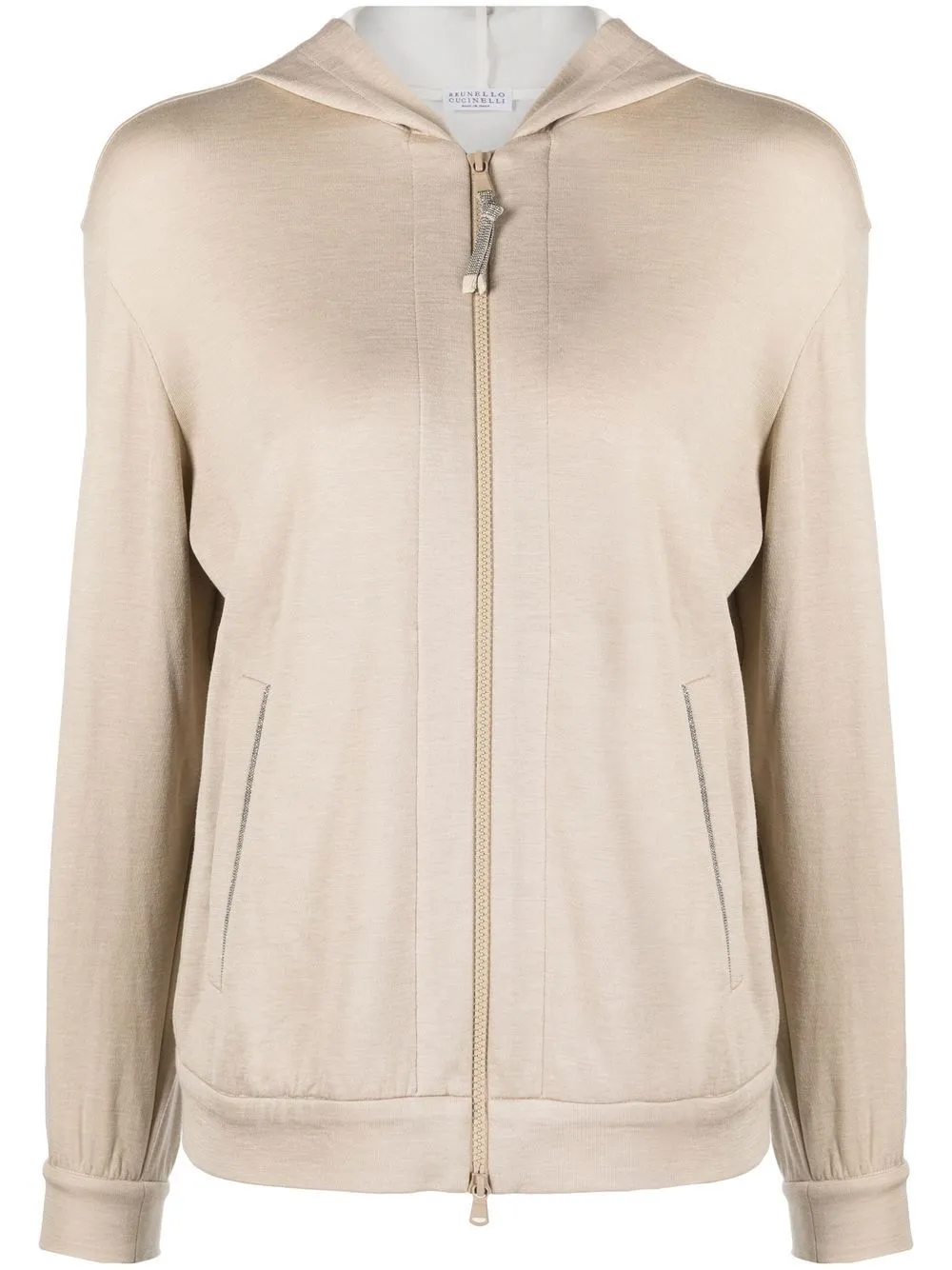 COTTON AND SILK BLEND HOODIE sold by Lord & Taylor