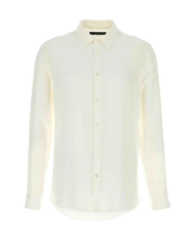 WHITE CREPE SHIRT made by Gucci
