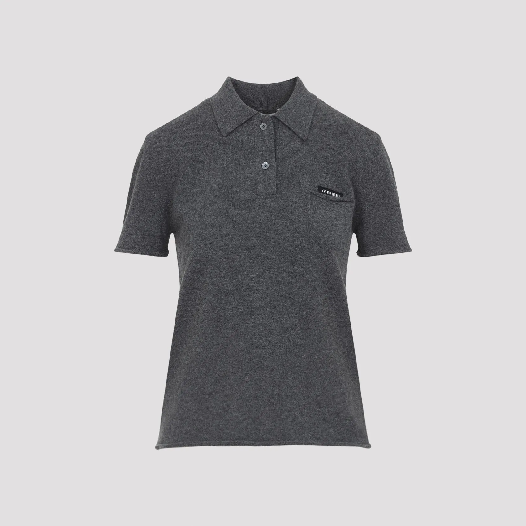 GREY CASHMERE POLO SHIRT sold by Lord & Taylor product image thumbnail 2