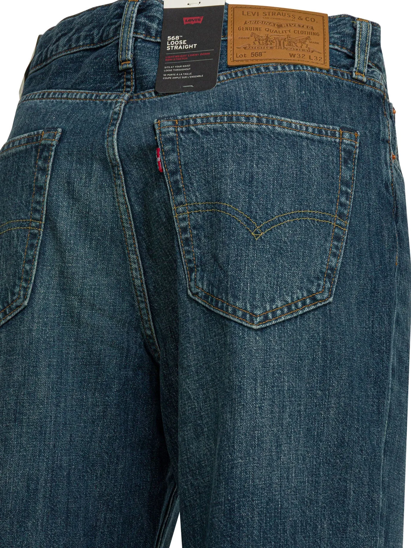 "568 LOOSE STRAIGHT" JEANS sold by Lord & Taylor product image thumbnail 4