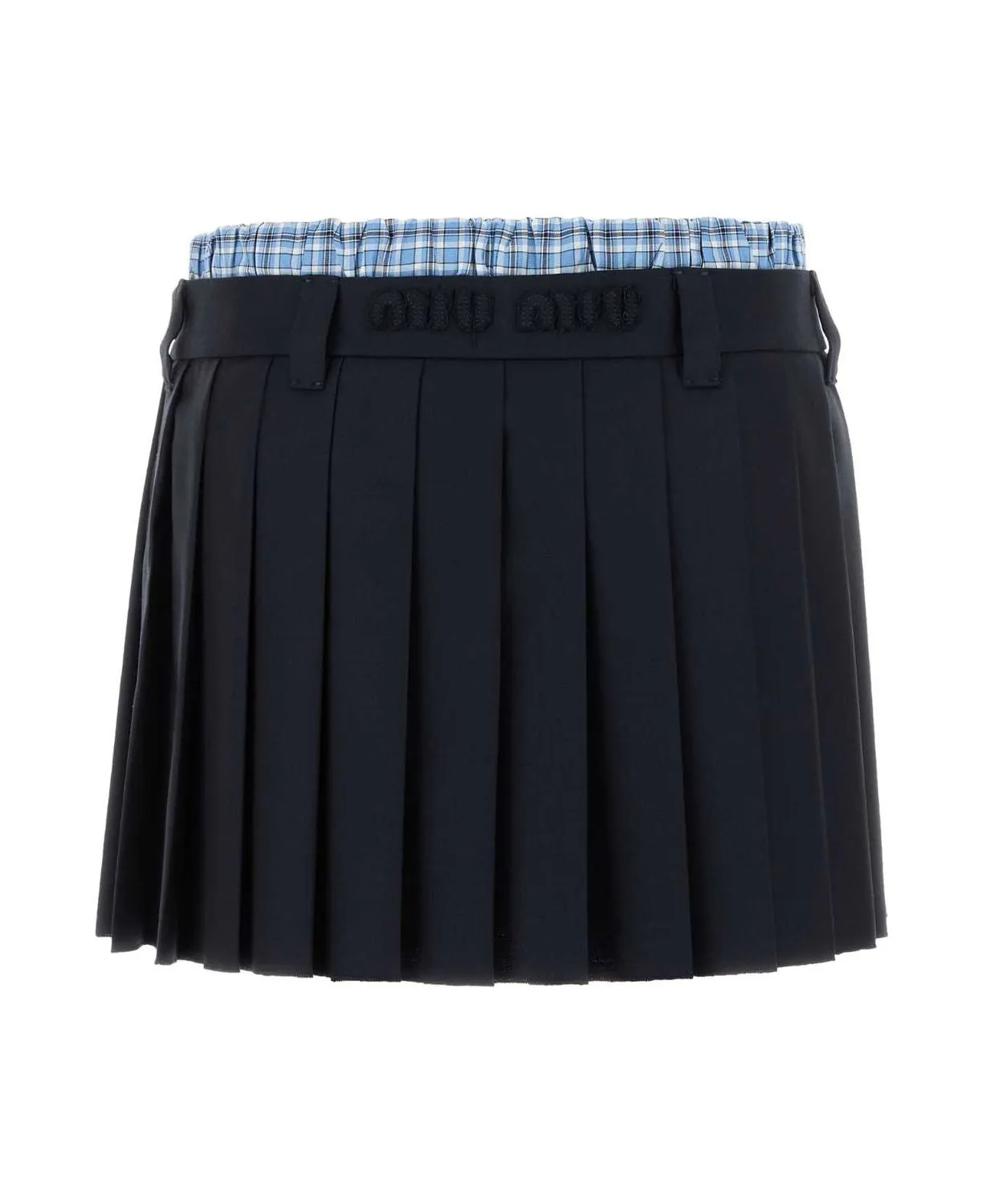 PLEATED BATAVIA MINISKIRT sold by Lord & Taylor product image thumbnail 2