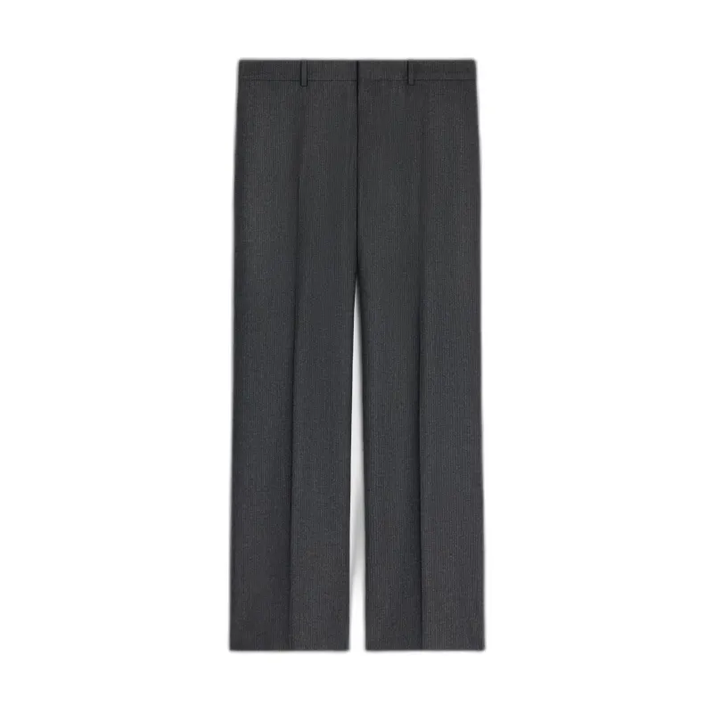TROUSERS STRIPED WOOL FLANNEL made by Celine
