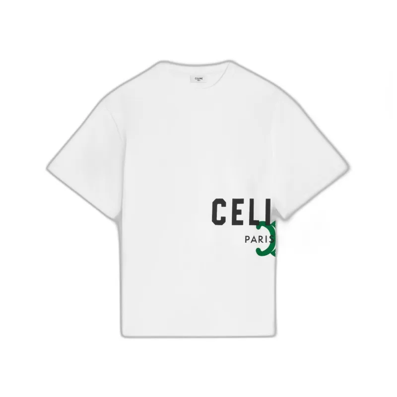 T-SHIRT IN COTTON JERSEY made by Celine