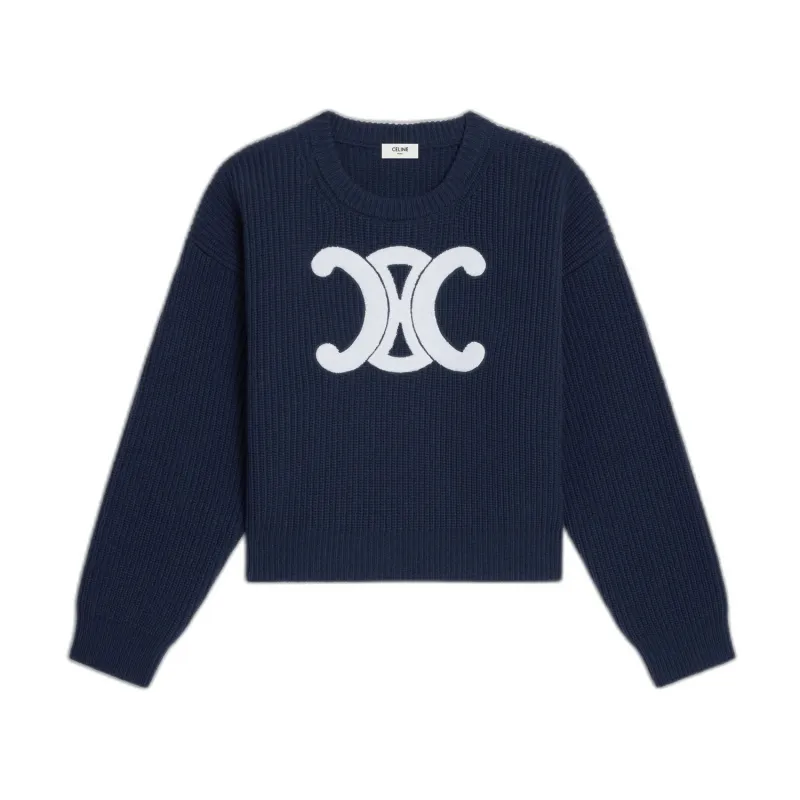 CREW NECK WOOL SWEATER made by Celine