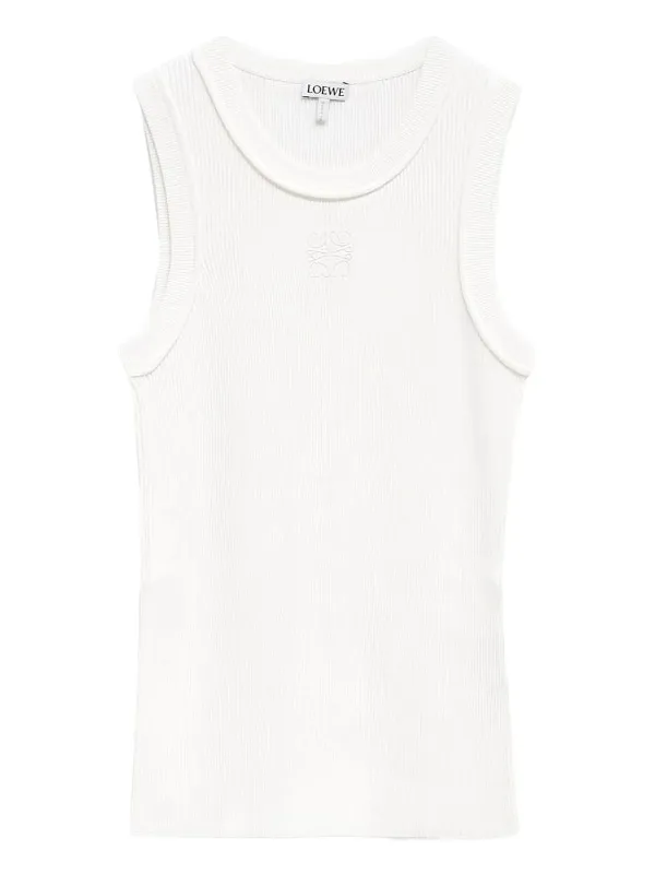 ANAGRAM RIBBED TANK TOP made by Loewe