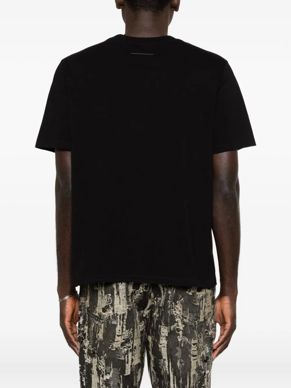 BLACK TSHIRT WITH LOGO PRINT sold by Lord & Taylor product image thumbnail 5