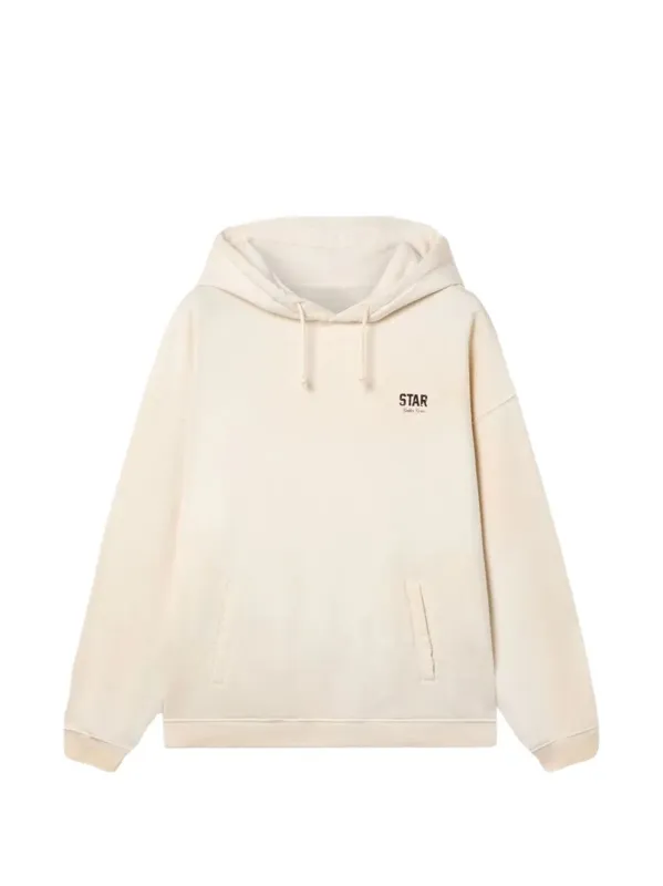 STAR SWEATSHIRT IN LIVEDIN EFFECT COTTON made by Golden Goose