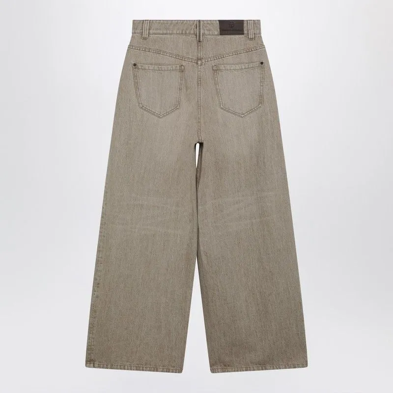 WIDELEG DESERTCOLORED JEANS sold by Lord & Taylor product image thumbnail 2