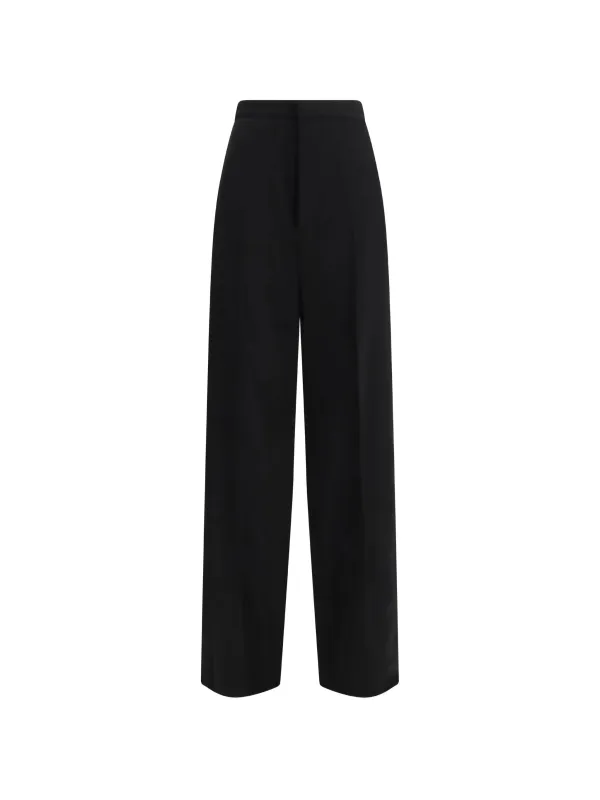 BLACK WOOL TROUSERS sold by Lord & Taylor