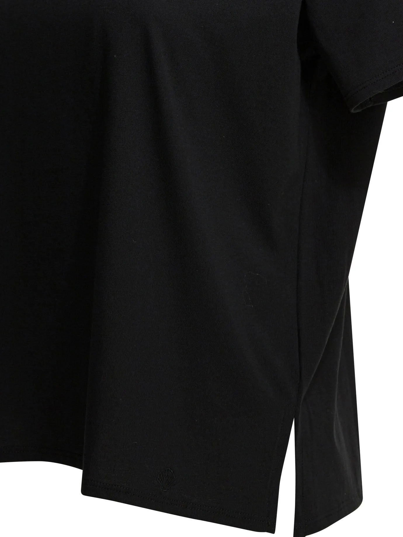 BLACK COTTON T-SHIRT sold by Lord & Taylor product image thumbnail 4