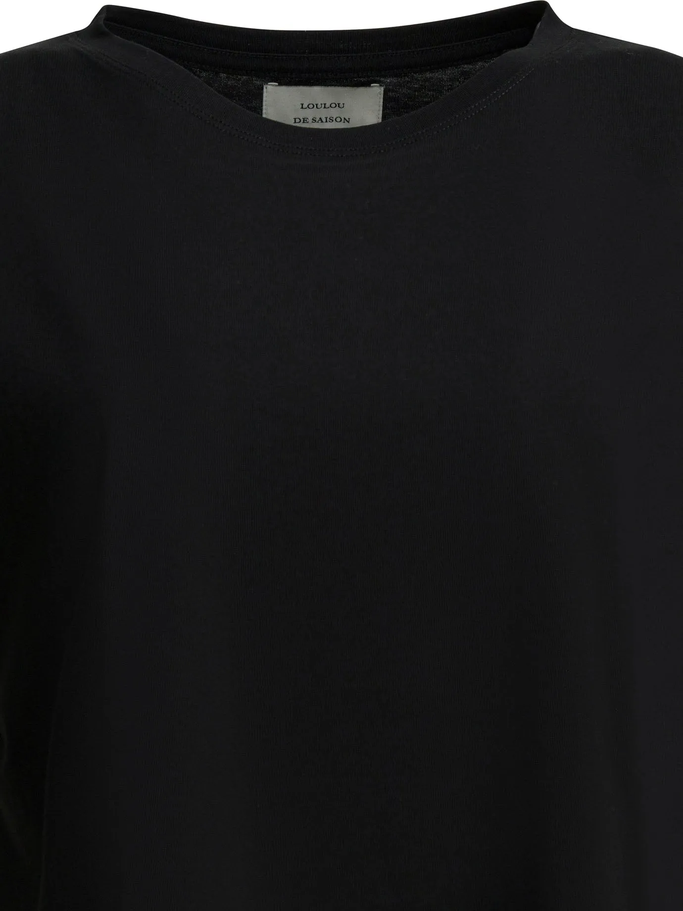 BLACK COTTON T-SHIRT sold by Lord & Taylor product image thumbnail 3