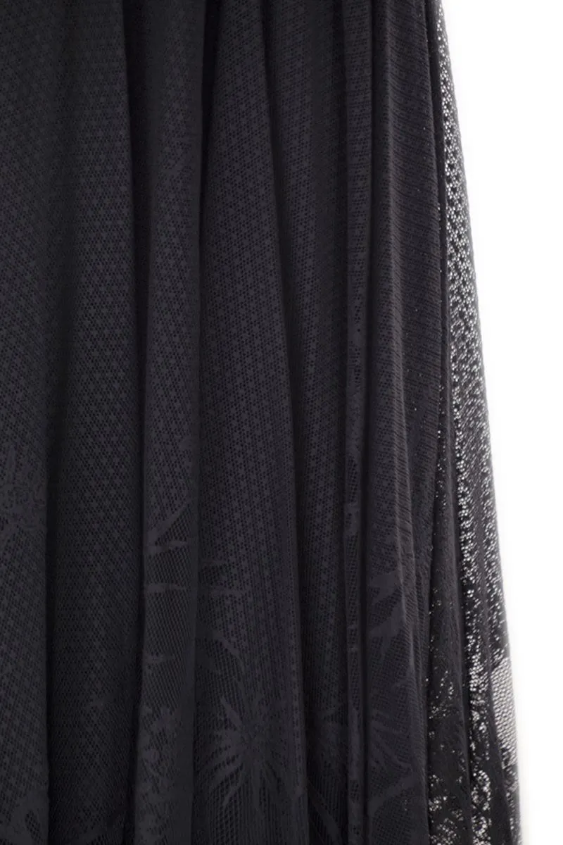 FLARED LACE SKIRT WITH FOLIAGE EMBROIDERY sold by Lord & Taylor product image thumbnail 4