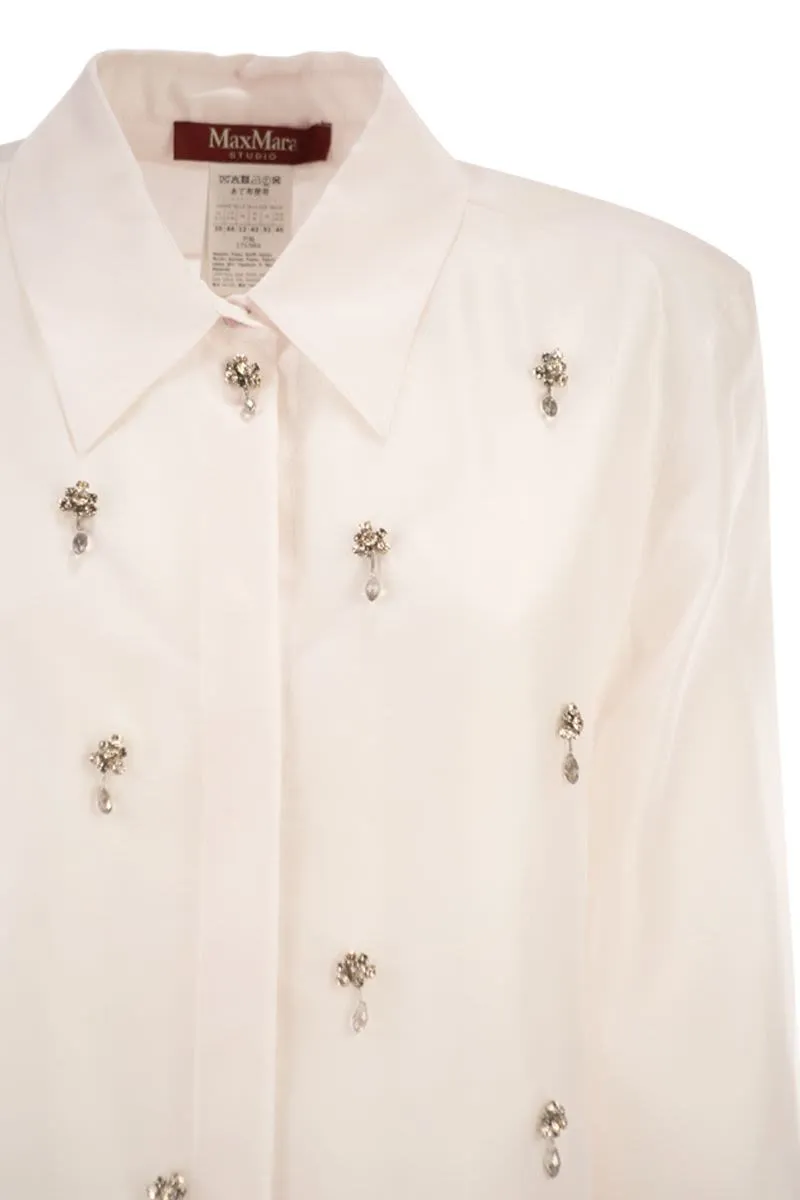 MSEAGI - SILK ORGANZA SHIRT sold by Lord & Taylor product image thumbnail 4