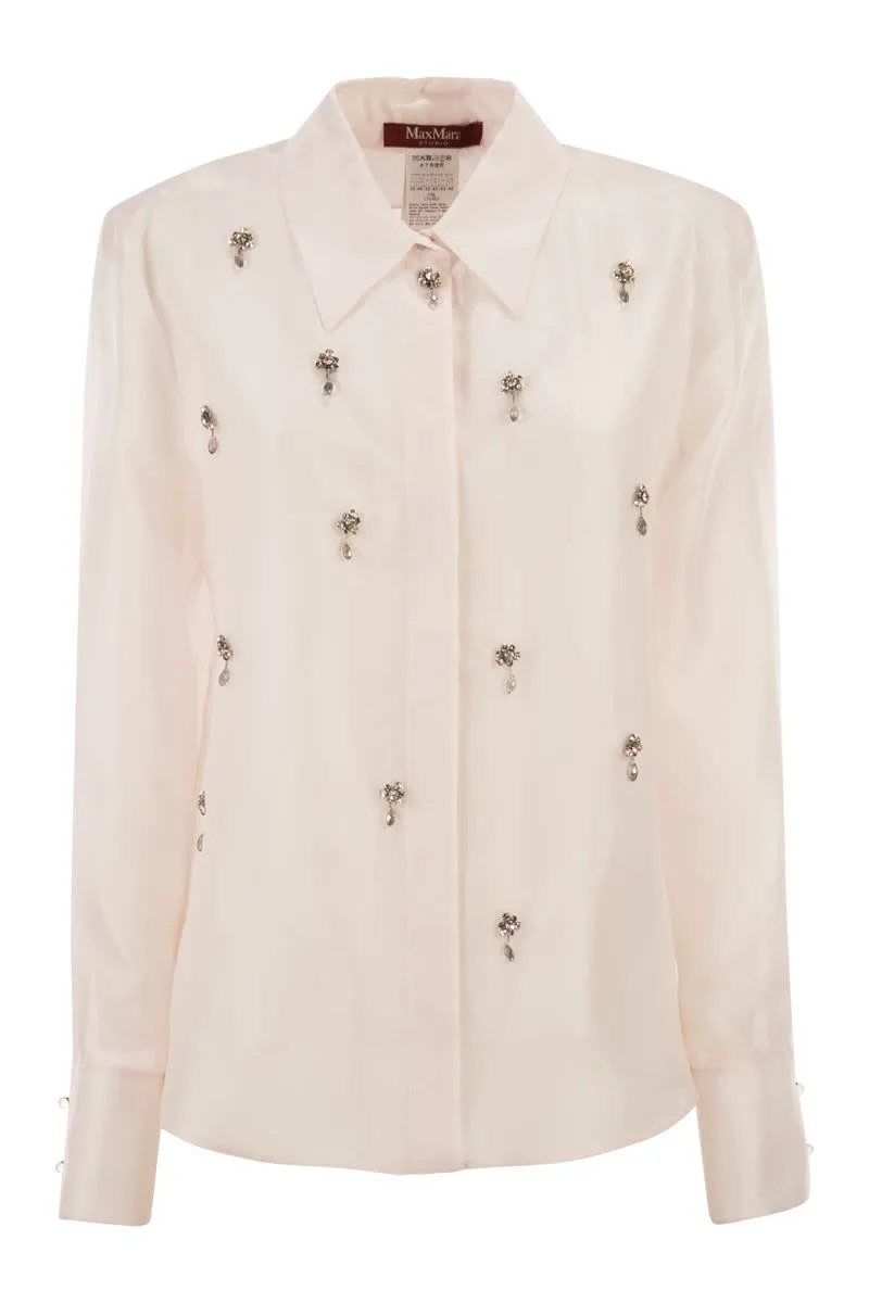 MSEAGI - SILK ORGANZA SHIRT sold by Lord & Taylor
