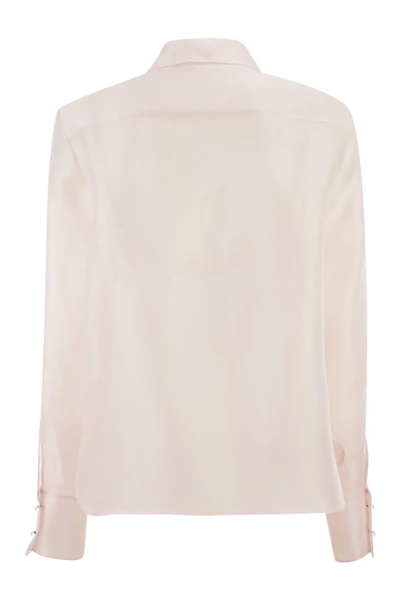 MSEAGI - SILK ORGANZA SHIRT sold by Lord & Taylor product image thumbnail 2