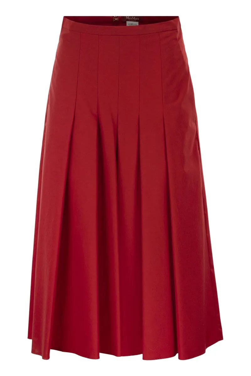 MSTVOLUME - COTTON PLEATED SKIRT sold by Lord & Taylor