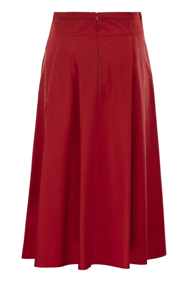 MSTVOLUME - COTTON PLEATED SKIRT sold by Lord & Taylor product image thumbnail 2
