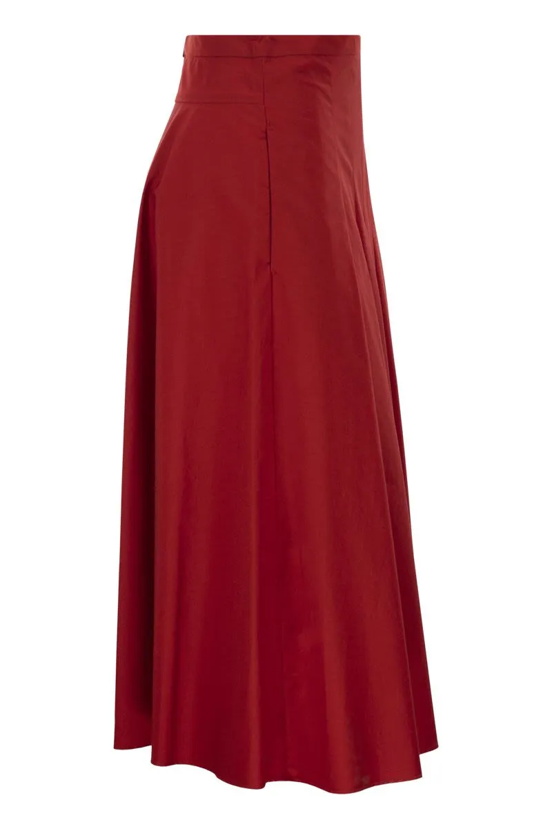 MSTVOLUME - COTTON PLEATED SKIRT sold by Lord & Taylor product image thumbnail 3