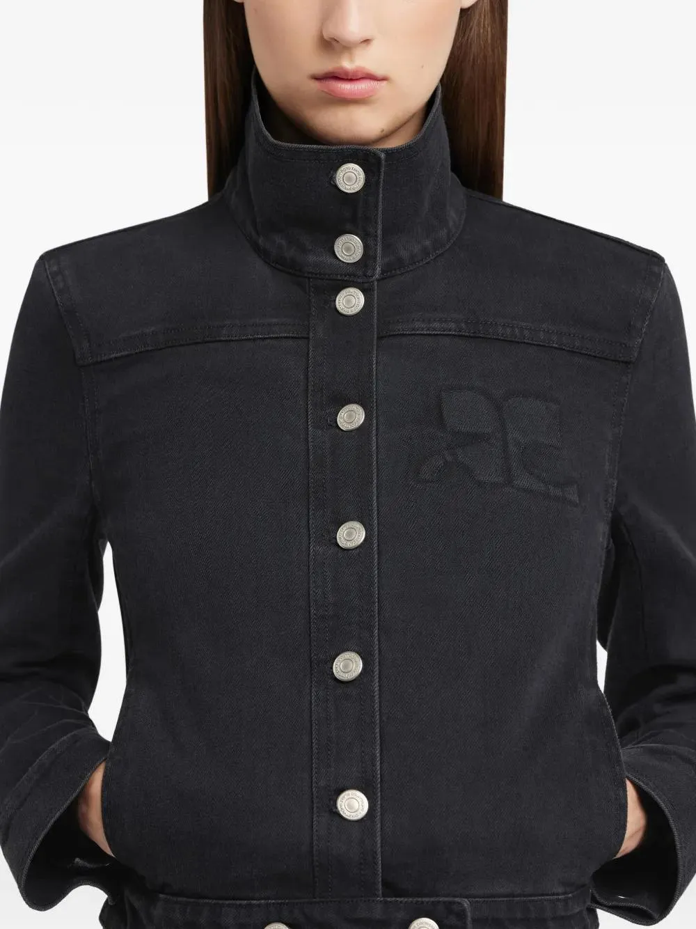 REEDITION DENIM JACKET WITH BUTTON CLOSURE sold by Lord & Taylor product image thumbnail 5