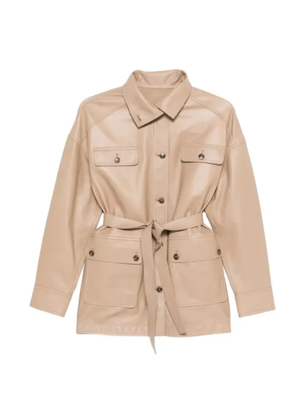 BUTTONED JACKET WITH BELT sold by Lord & Taylor