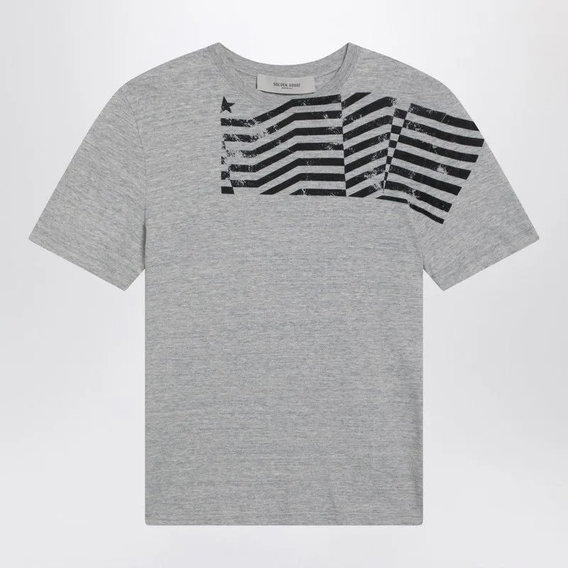 PRINTED COTTON T-SHIRT made by Golden Goose