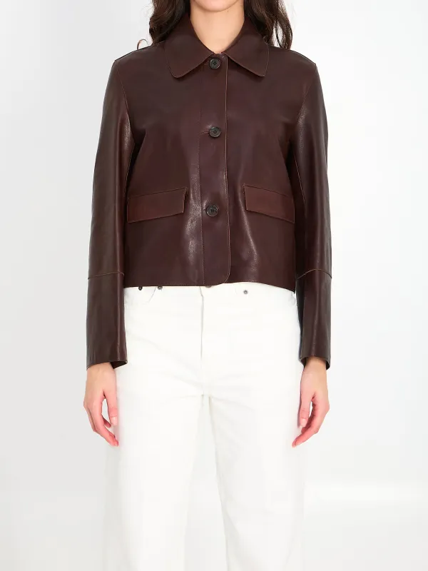 FEM VINTAGE LEATHER JACKET made by Lord & Taylor