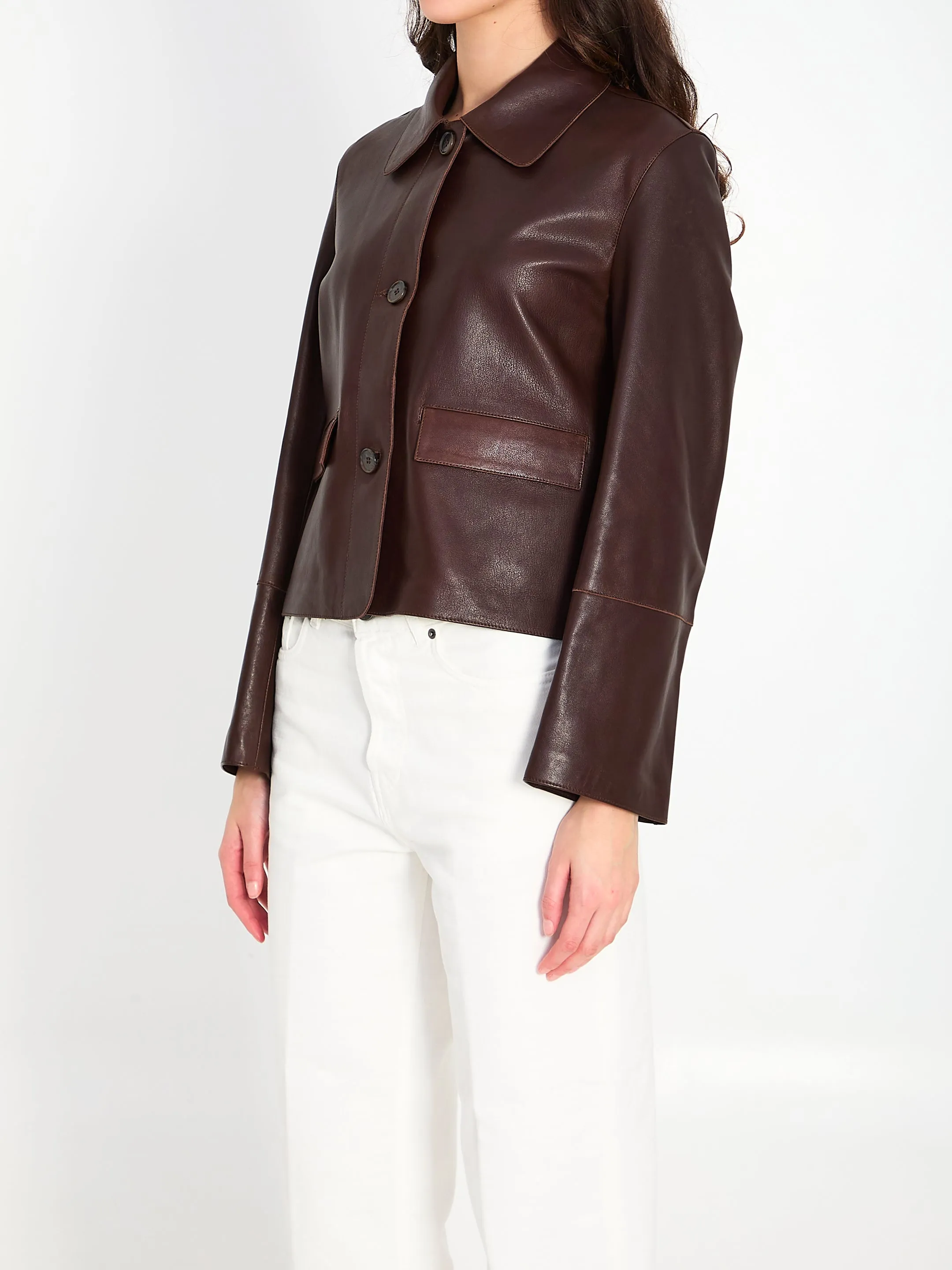 FEM VINTAGE LEATHER JACKET sold by Lord & Taylor product image thumbnail 2