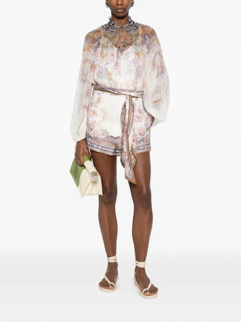 LUNA SCARF TIE SHORTS sold by Lord & Taylor product image thumbnail 5