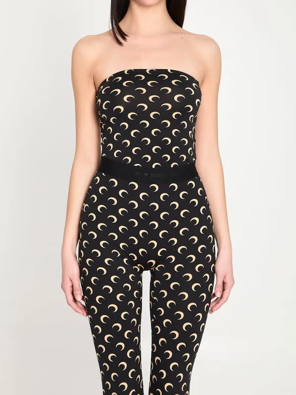 Moon jersey bustier top made by Marine Serre