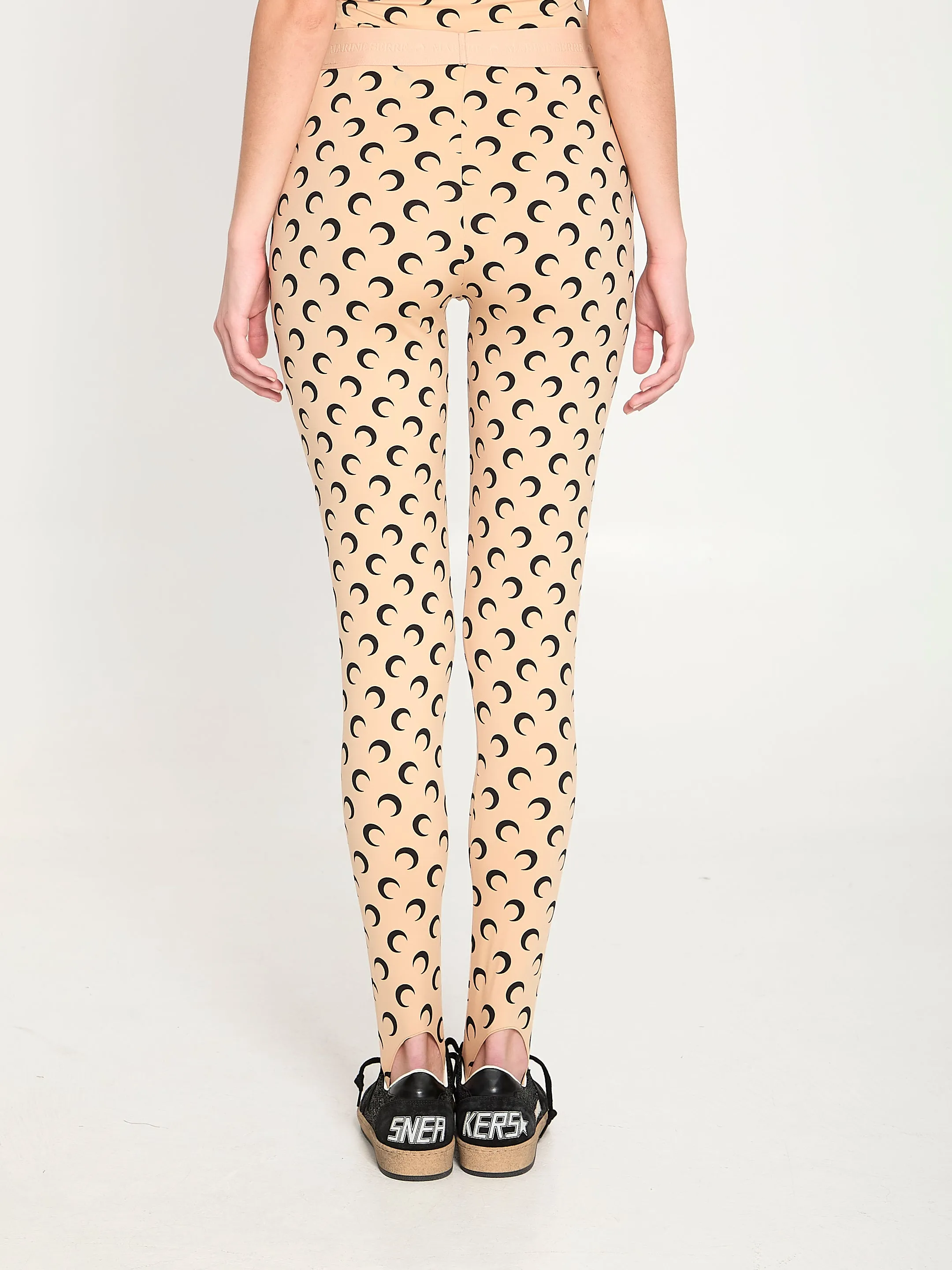 Moon printed jersey leggings sold by Lord & Taylor product image thumbnail 4
