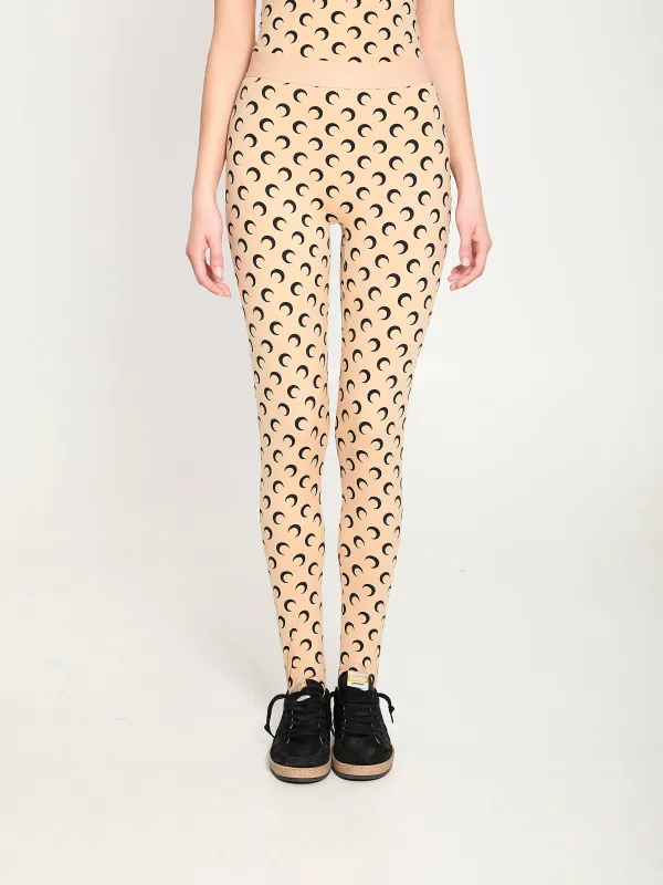 Moon printed jersey leggings sold by Lord & Taylor