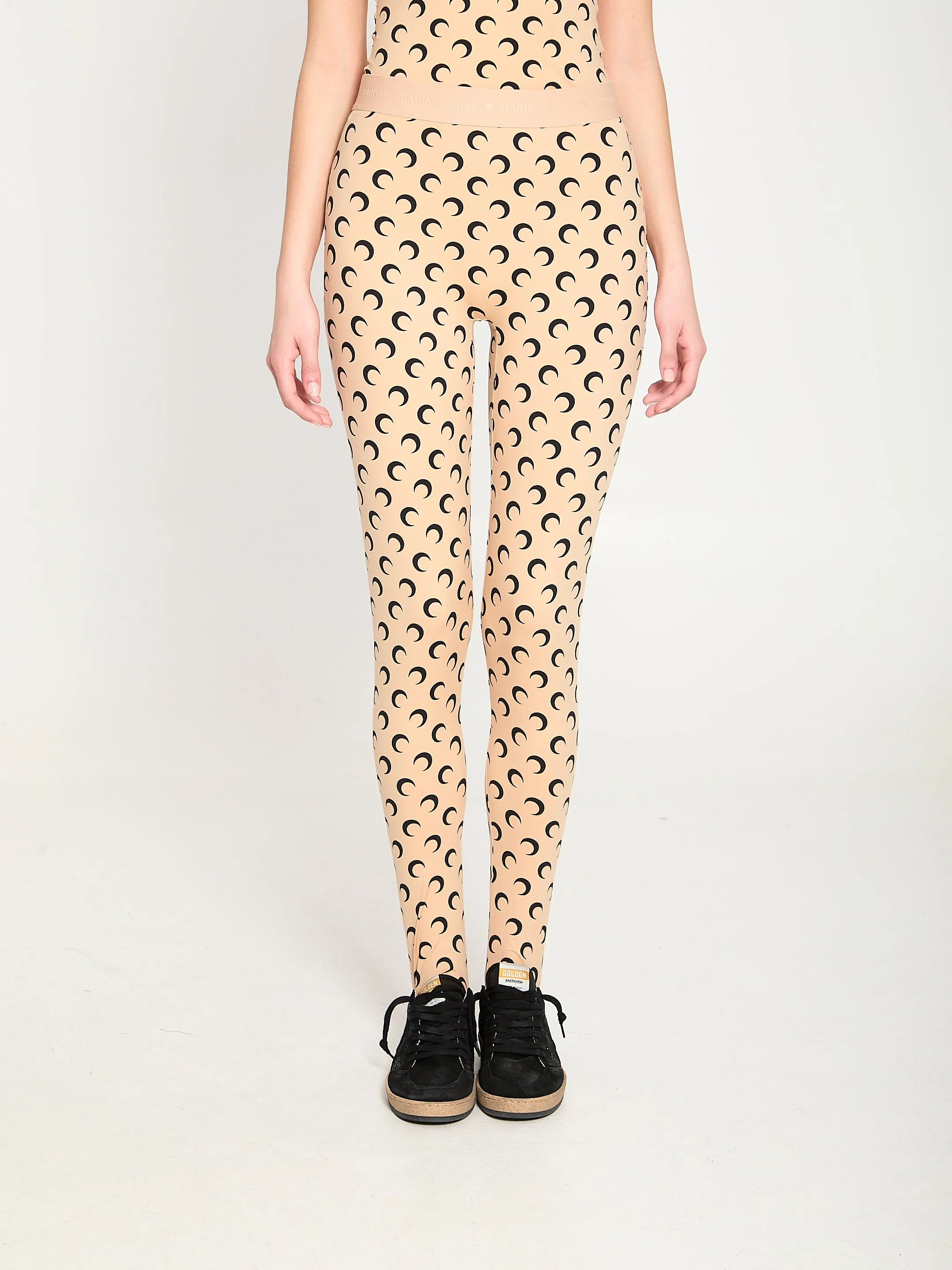 Moon printed jersey leggings sold by Lord & Taylor