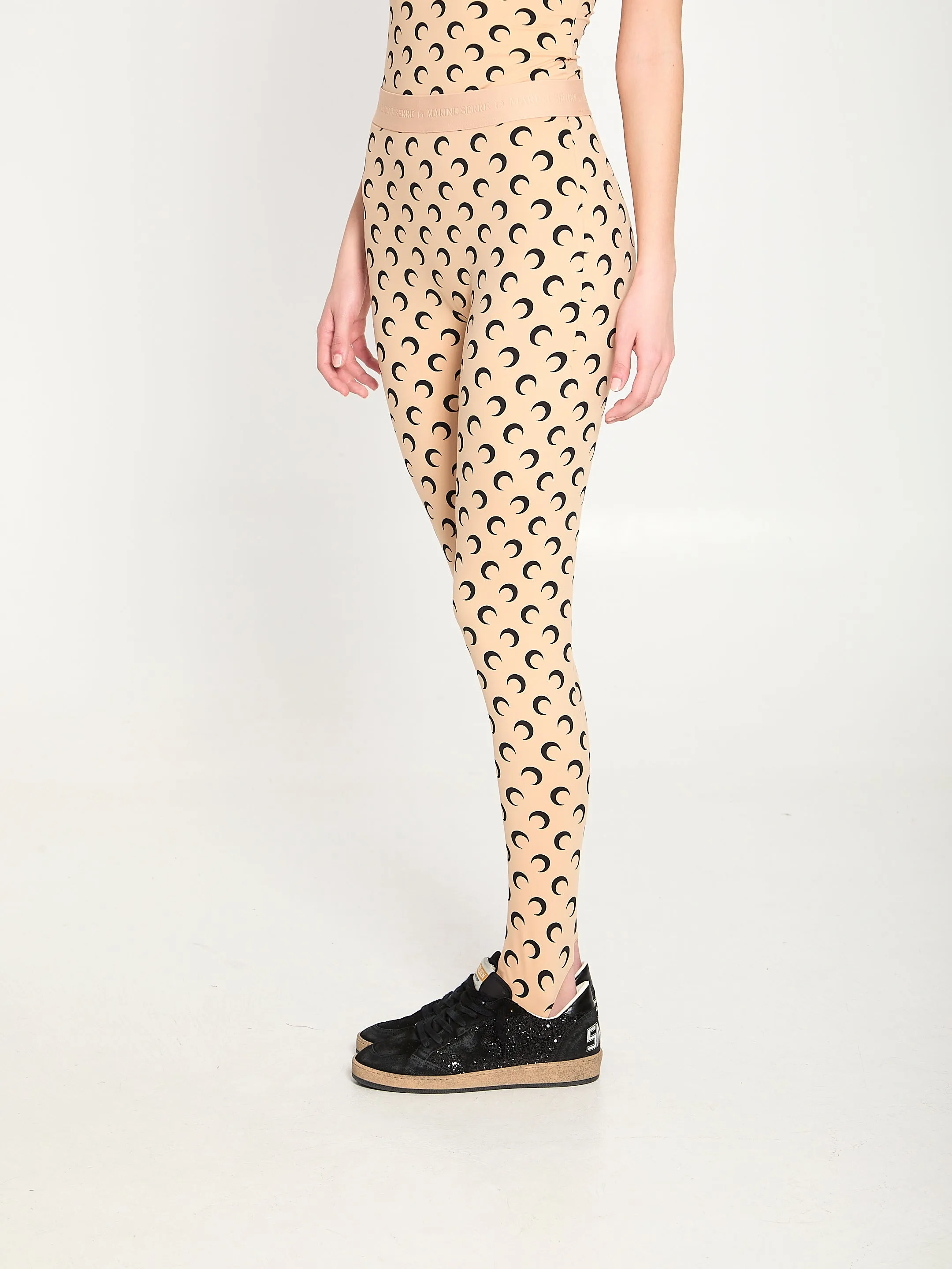 Moon printed jersey leggings sold by Lord & Taylor product image thumbnail 2