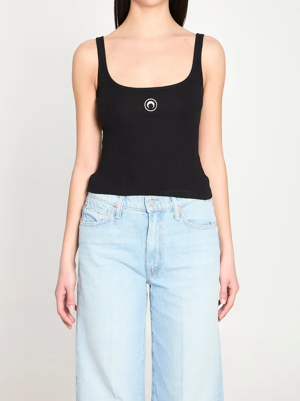 Cropped tank top made by Marine Serre