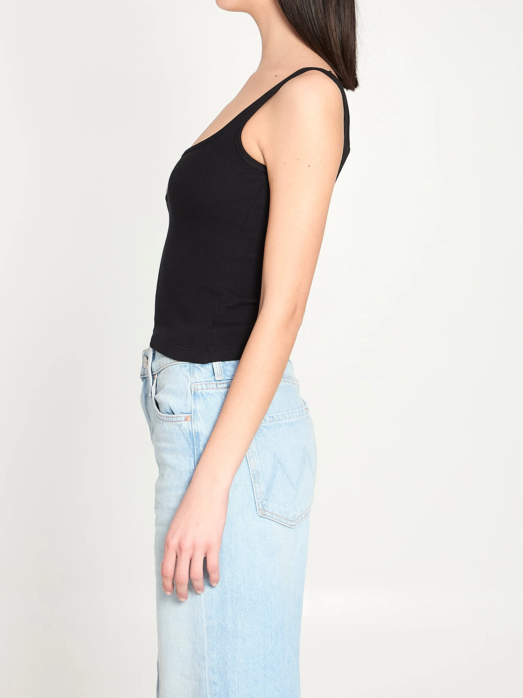 Cropped tank top sold by Lord & Taylor product image thumbnail 3