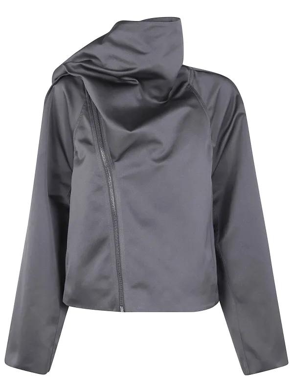 "CROPPED SCARF FLIGHT" JACKET sold by Lord & Taylor