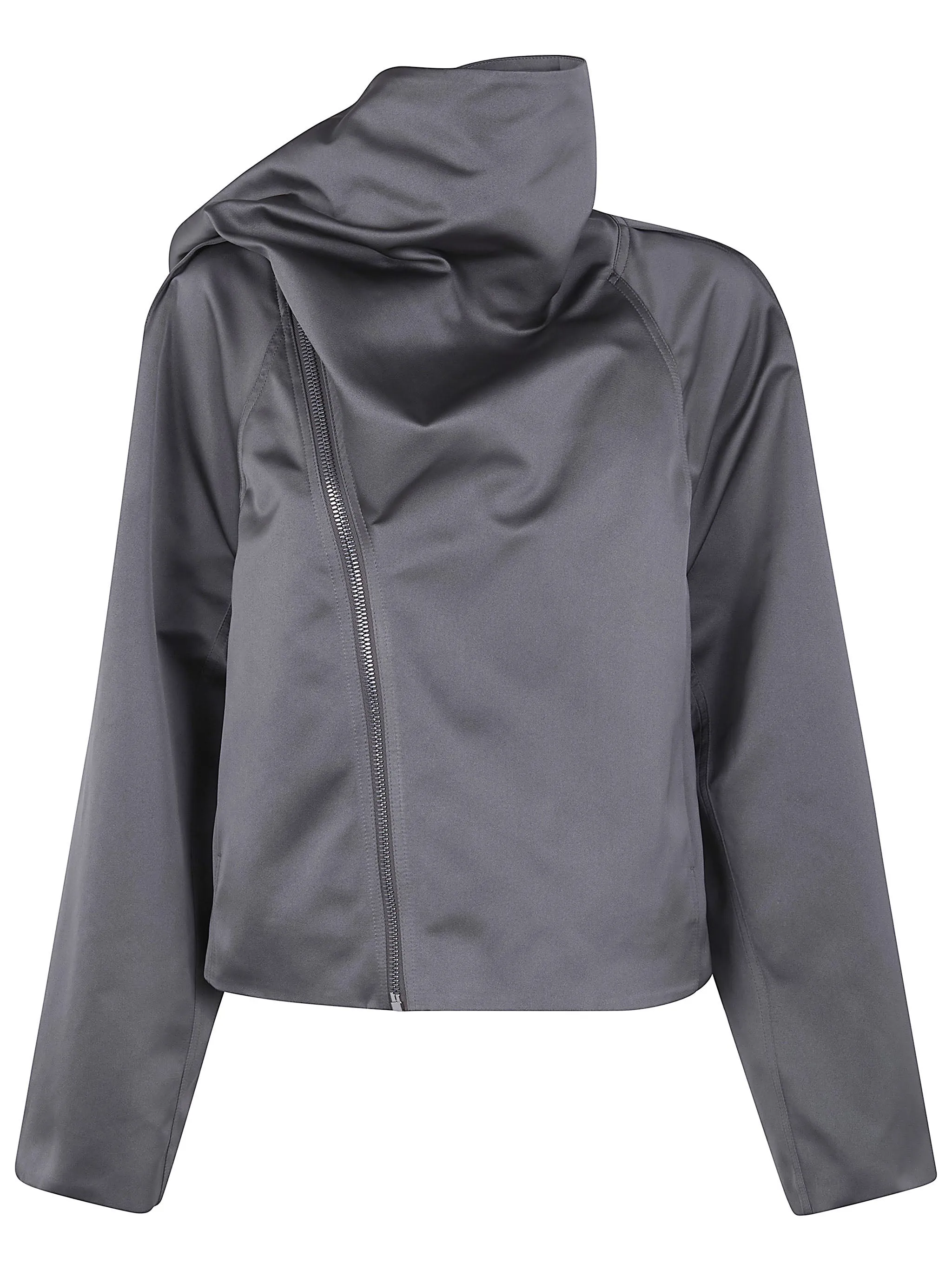 "CROPPED SCARF FLIGHT" JACKET sold by Lord & Taylor