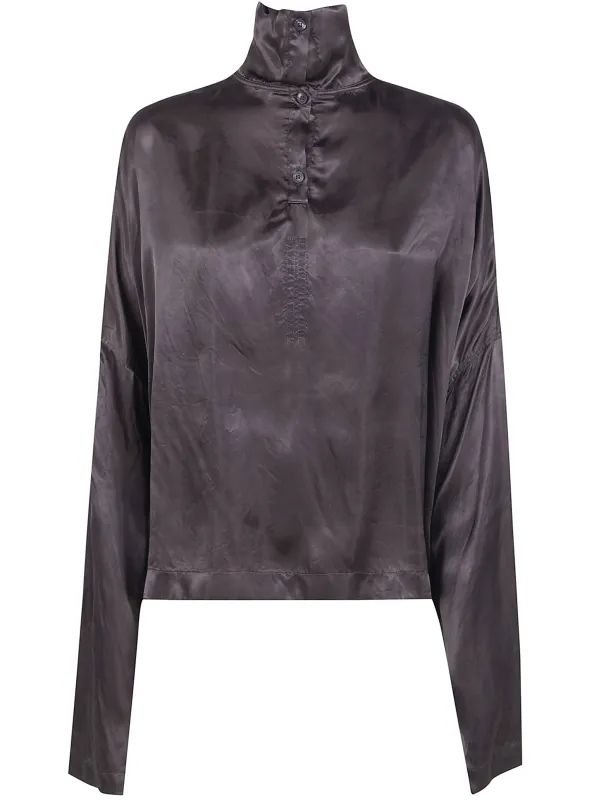 "JUMBO TABARD CROPPED" TOP made by Rick Owens