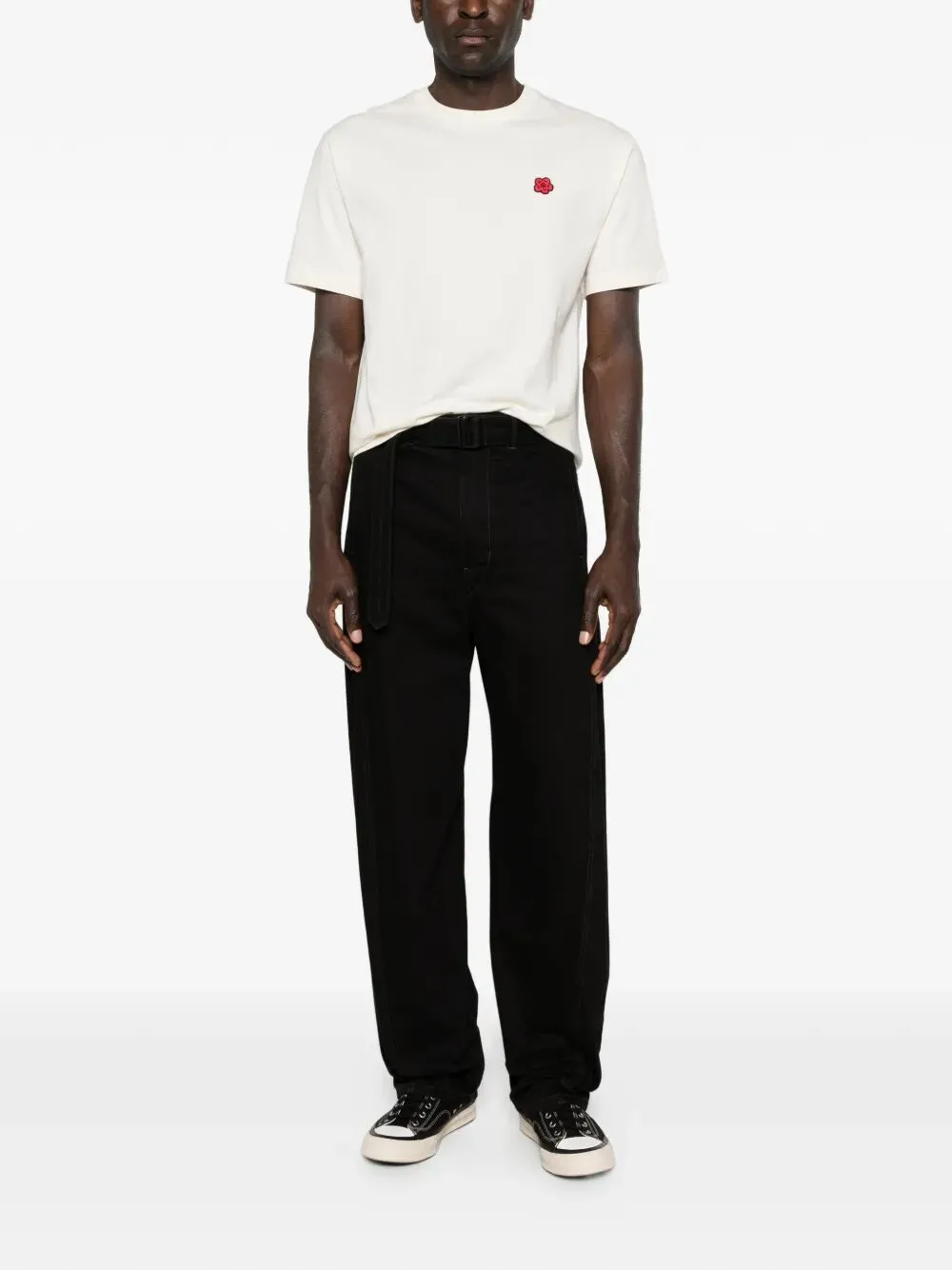 "GOTS BOKE FLOWER EMBROIDERED" CLASSIC T-SHIRT sold by Lord & Taylor product image thumbnail 4