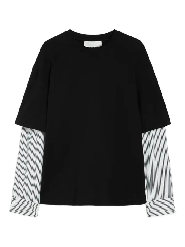 CREWNECK LONG SLEEVES CLASSIC T-SHIRT sold by Lord & Taylor