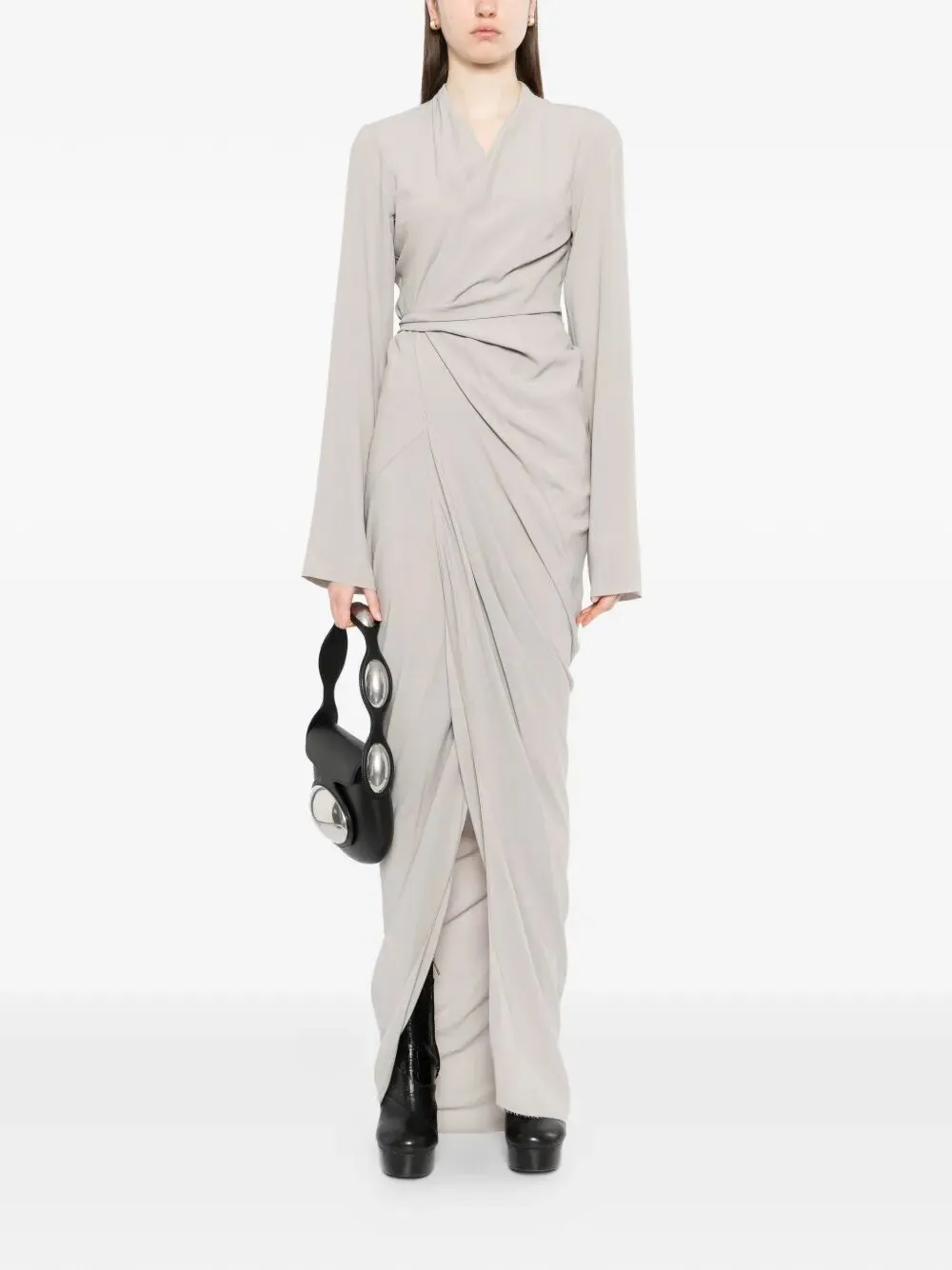 "WRAP GOWN" DRESS sold by Lord & Taylor product image thumbnail 3