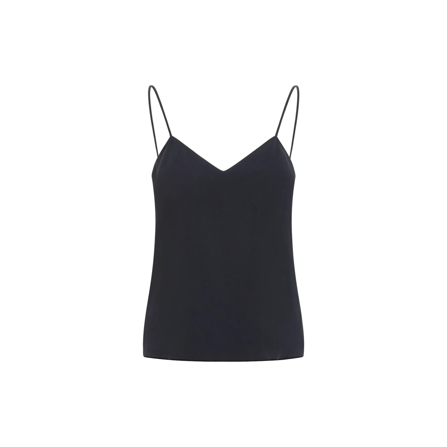 NAVY BLUE SILK UNGHIA WASHED SILK TANK TOP sold by Lord & Taylor